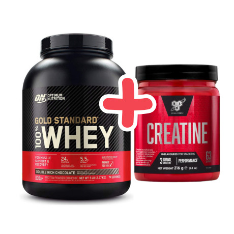  Optimum Nutrition Gold Standard 100% Whey 2270g (5lb) Caramel Tofee Fudge + ajándék BSN Creatine DNA 216g