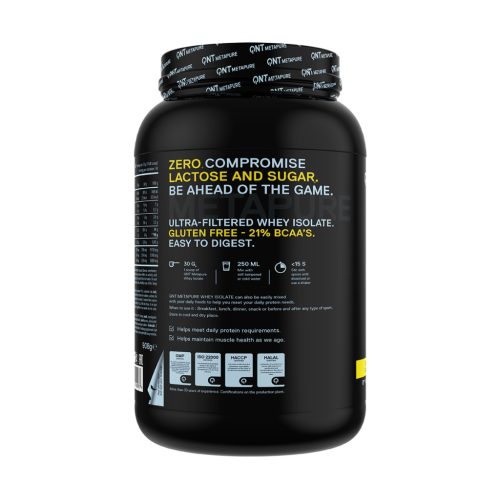 QNT METAPURE Whey Isolate Zero 908g Banana