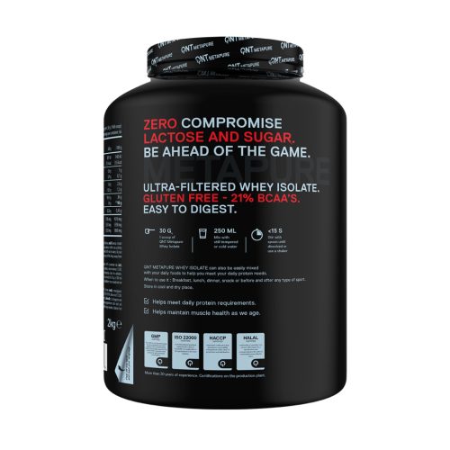 QNT METAPURE Whey Isolate Zero 2000g Raspberry