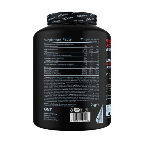 QNT METAPURE Whey Isolate Zero 2000g Raspberry