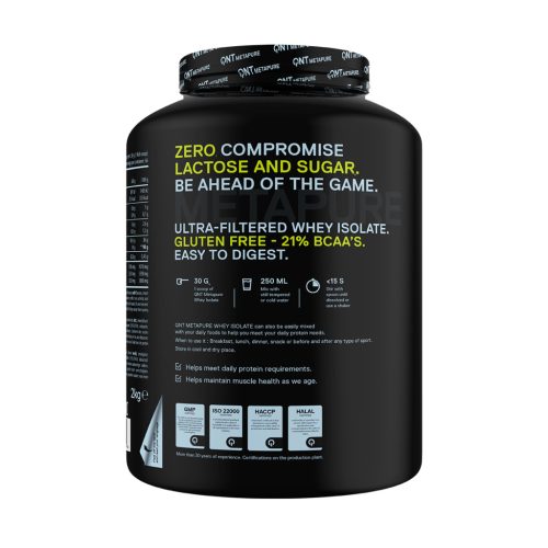 QNT METAPURE Whey Isolate Zero 2000g Pistachio