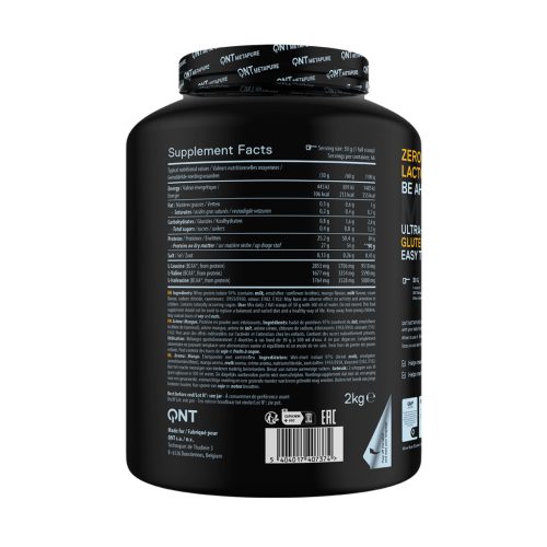 QNT METAPURE Whey Isolate Zero 2000g Mango