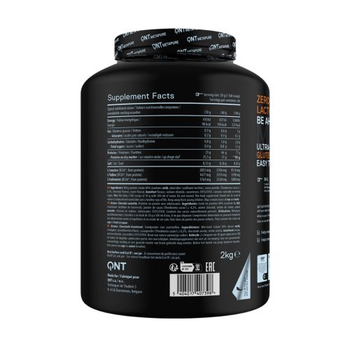 QNT METAPURE Whey Isolate Zero 2000g Chocolate Hazelnut