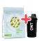   QNT Light Digest Whey Protein 500g Pistachio + QNT Shaker IT'S ON 600ml Black Smoke