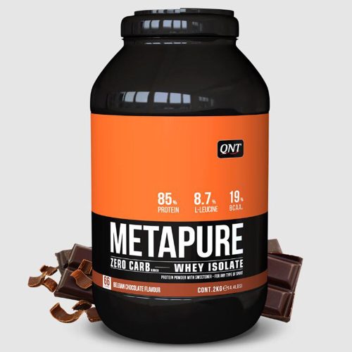 QNT METAPURE Zero Carb Whey Isolate 2000g Belgian Chocolate