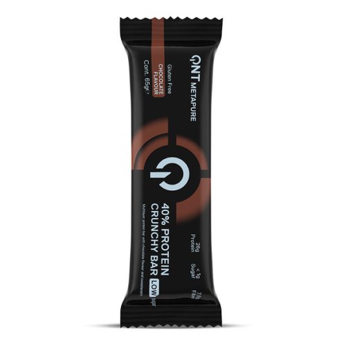 QNT METAPURE 40% Protein Crunchy Bar 65g Chocolate (12)