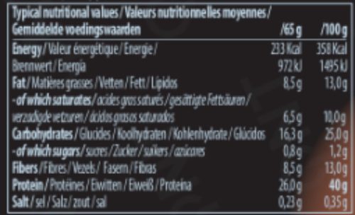 QNT METAPURE 40% Protein Crunchy Bar 65g Chocolate (12)