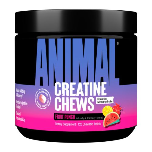 UNIVERSAL Animal Creatine Chews 120 db (rágótabletta) - Fruit Punch