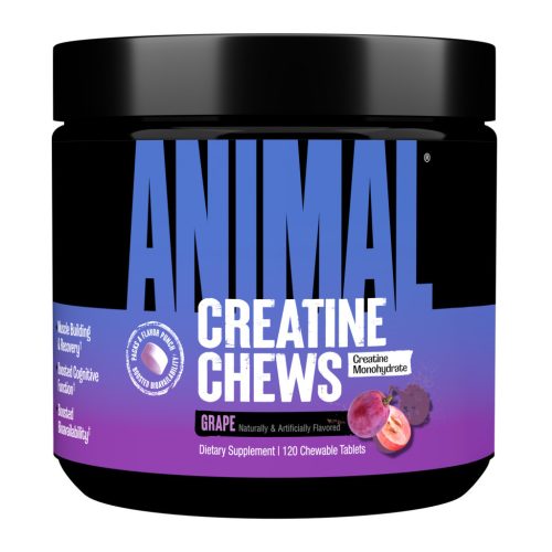 UNIVERSAL Animal Creatine Chews 120 db (rágótabletta) - Grape